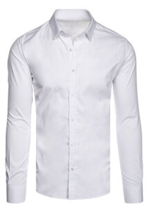 Koszula męska gładka biała Dstreet DX2540