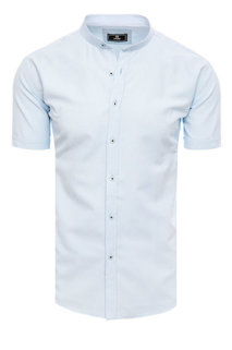 Koszula męska z krótkim rękawem niebieska Dstreet KX0995