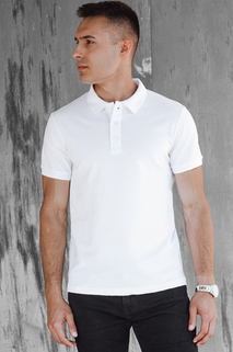 Koszulka męska polo biała Dstreet PX0601