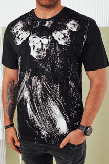 Koszulka męska z nadrukiem czarna Dstreet RX5378