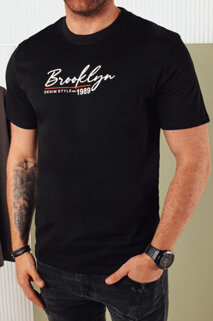 Koszulka męska z nadrukiem czarna Dstreet RX5403