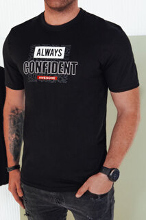 Koszulka męska z nadrukiem czarna Dstreet RX5407