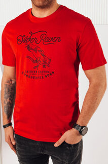 Koszulka męska z nadrukiem czerwona Dstreet RX5364