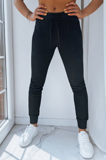 Spodnie damskie dresowe FITS czarne UY0135z