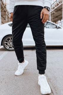 Spodnie męskie dresowe czarne Dstreet UX4283
