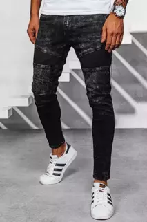 Spodnie męskie jeansowe czarne Dstreet UX3939