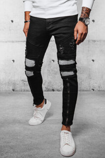 Spodnie męskie jeansowe czarne Dstreet UX4089