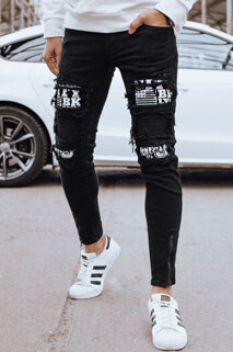 Spodnie męskie jeansowe czarne Dstreet UX4332