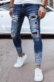 Spodnie męskie jeansowe niebieskie Dstreet UX4319