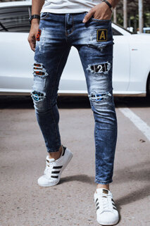 Spodnie męskie jeansowe niebieskie Dstreet UX4324