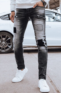Spodnie męskie jeansowe szare Dstreet UX4293