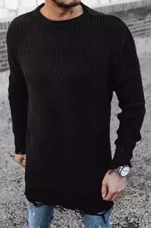 Sweter męski czarny Dstreet WX1962