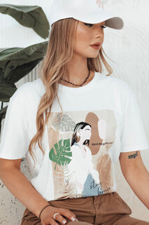T-shirt damski BRAVIS biały Dstreet RY2616