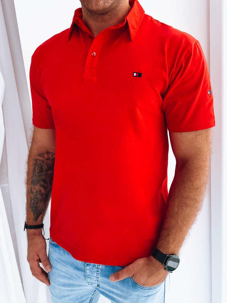 Červené pánske POLO tričko  PX0575