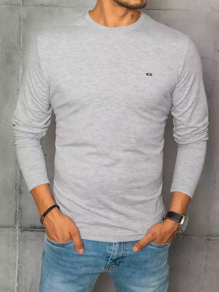E-shop Pánske tričko svetlo-sivej farby.