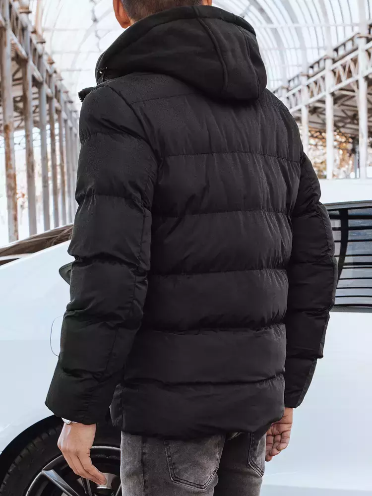 Klasická zimná bunda s kapucňou