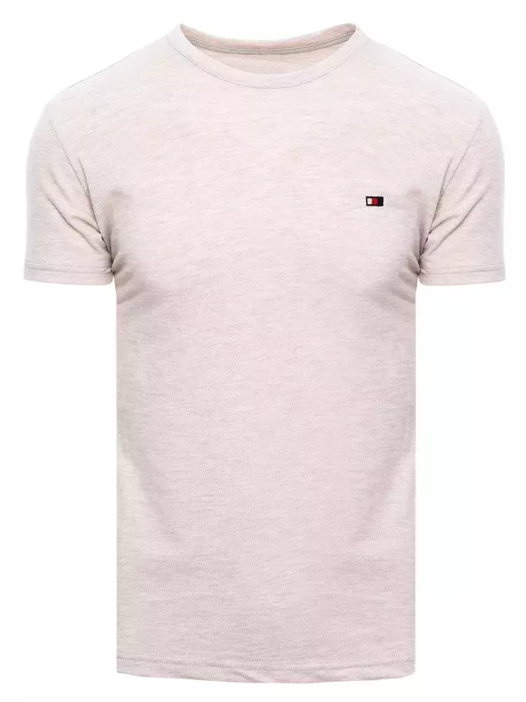 E-shop Pánske béžové bavlnené tričko