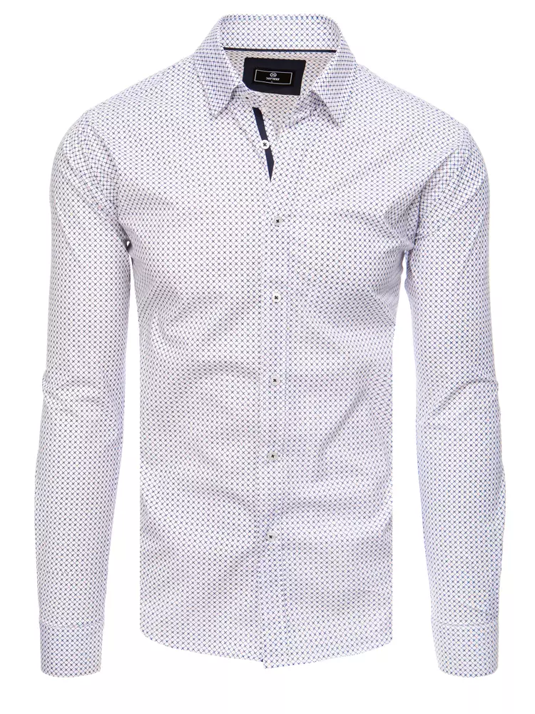 E-shop Ležérna pánska biela košeľa