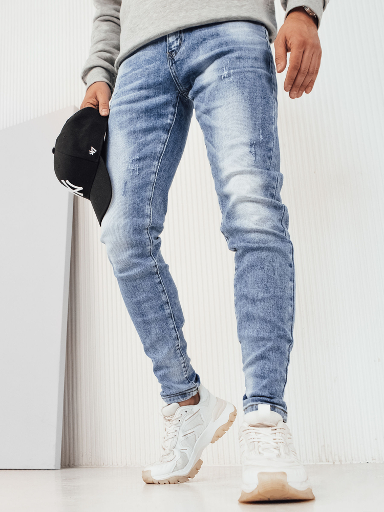 E-shop Pánske modré džínsové nohavice Dstreet UX4184