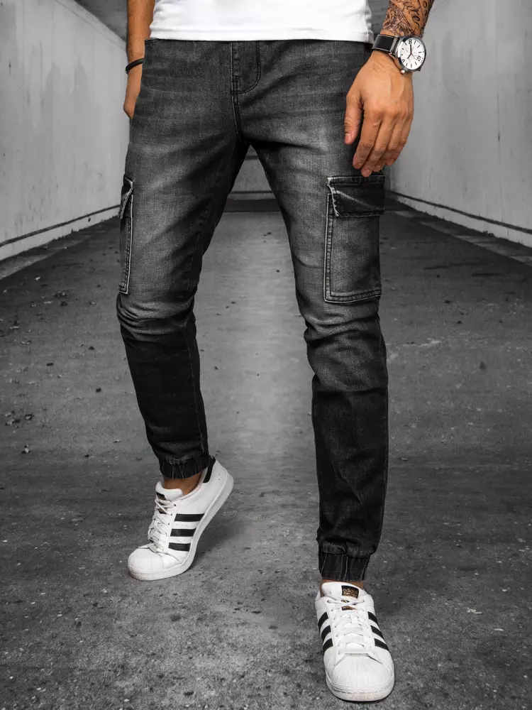 E-shop Čierne pánske džínsy