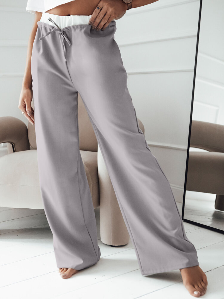Daramy UY2102 široké kalhoty šedé L