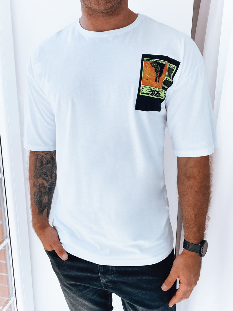 E-shop Biele bavlnené tričko s potlačou