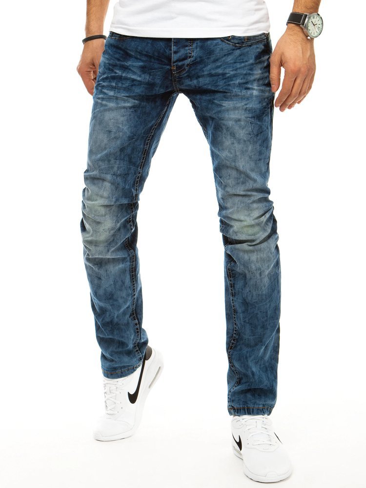 Pánské kalhoty džínové modré Dstreet UX2937 29