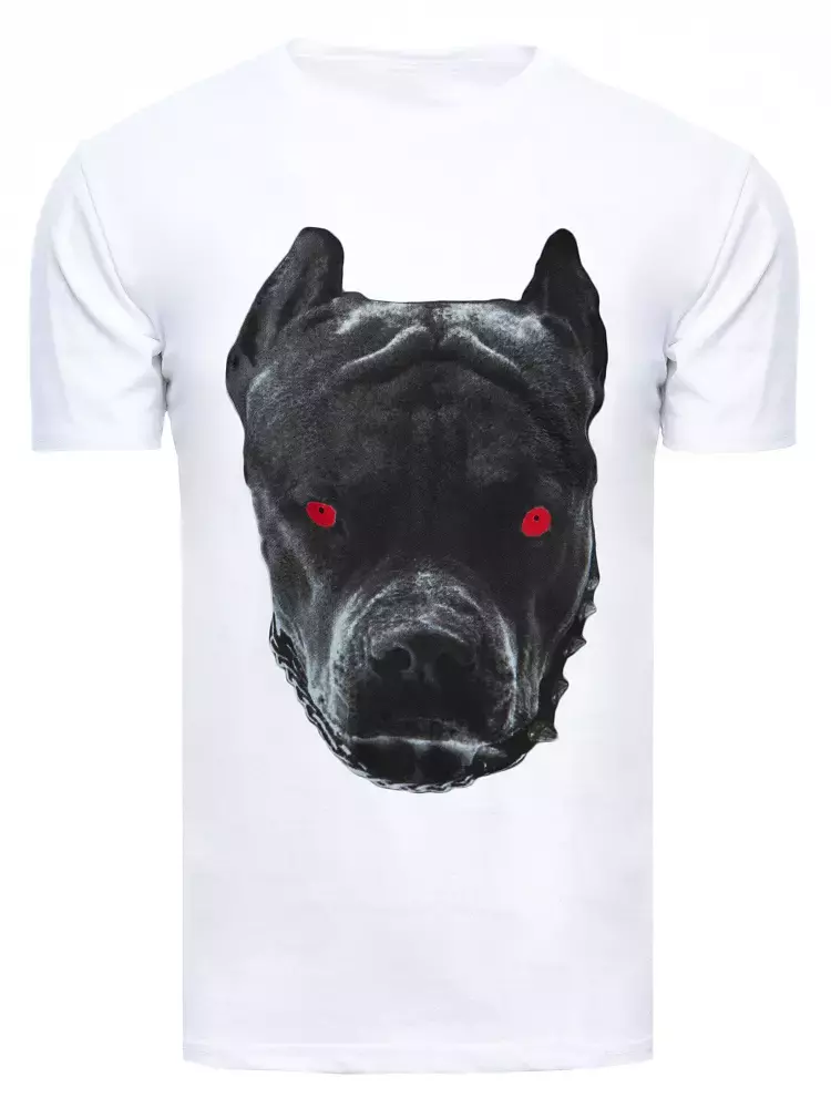 E-shop Biele tričko s originálnou potlačou