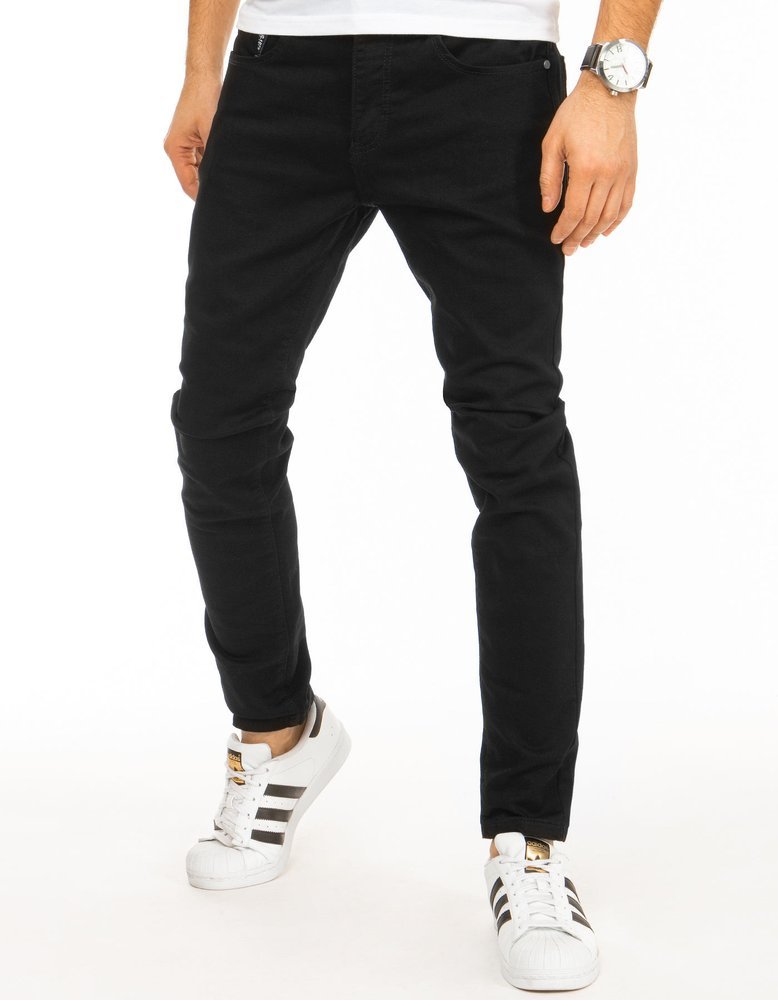 Pánské kalhoty džínové černé Dstreet UX2852 30