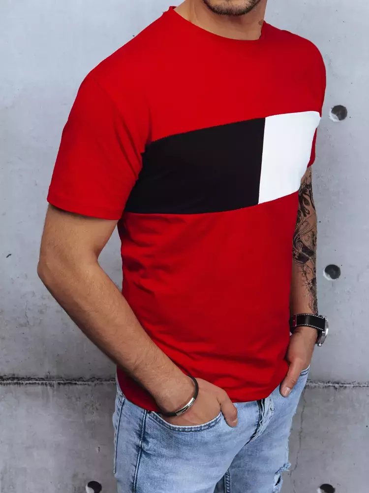 Pánské tričko červené Dstreet RX4847 L