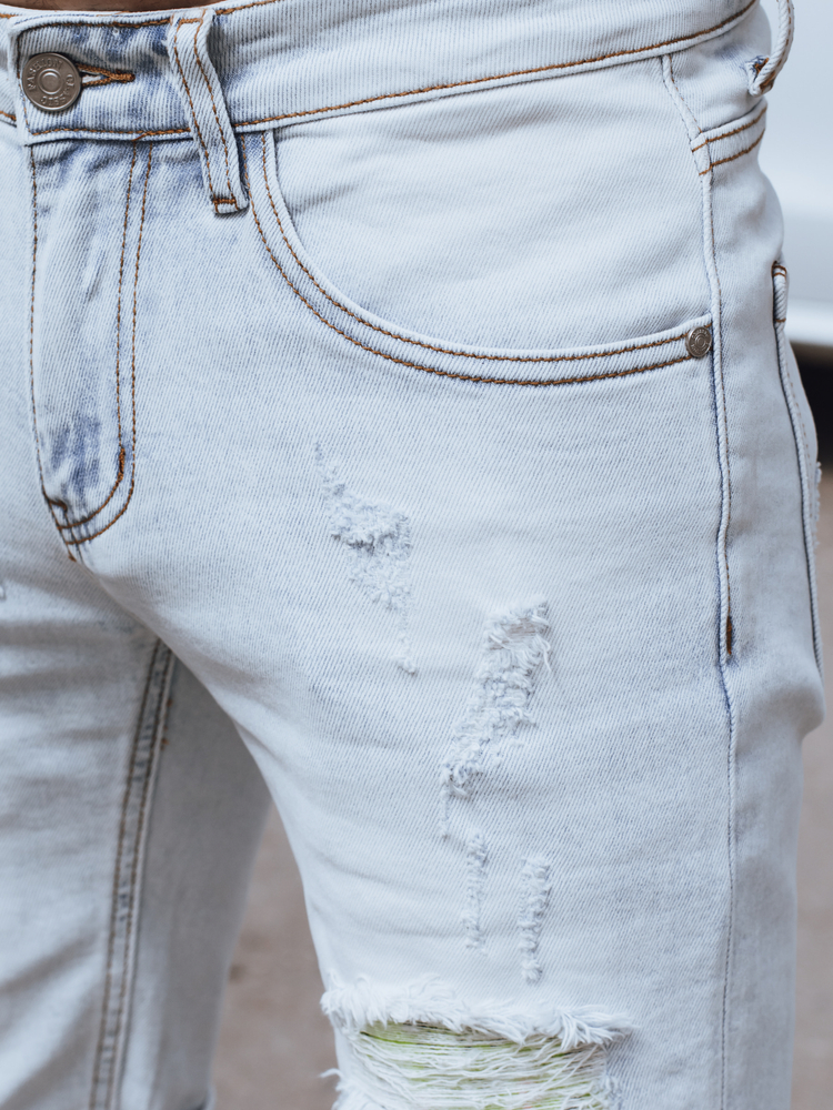 Pánske svetlomodré džínsové šortky Dstreet SX2441