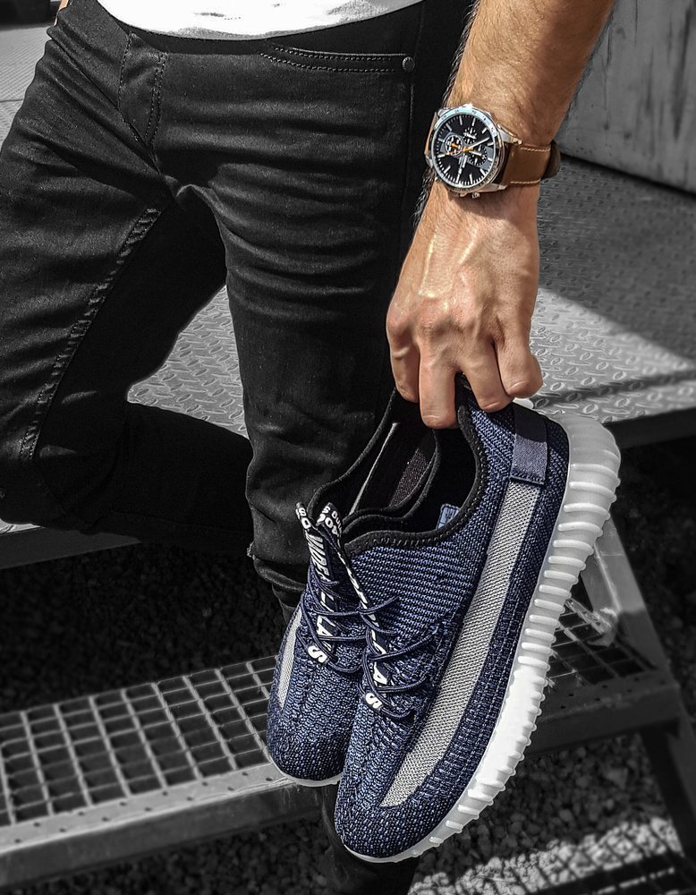 Pánské boty tmavě modré Dstreet ZX0184 40