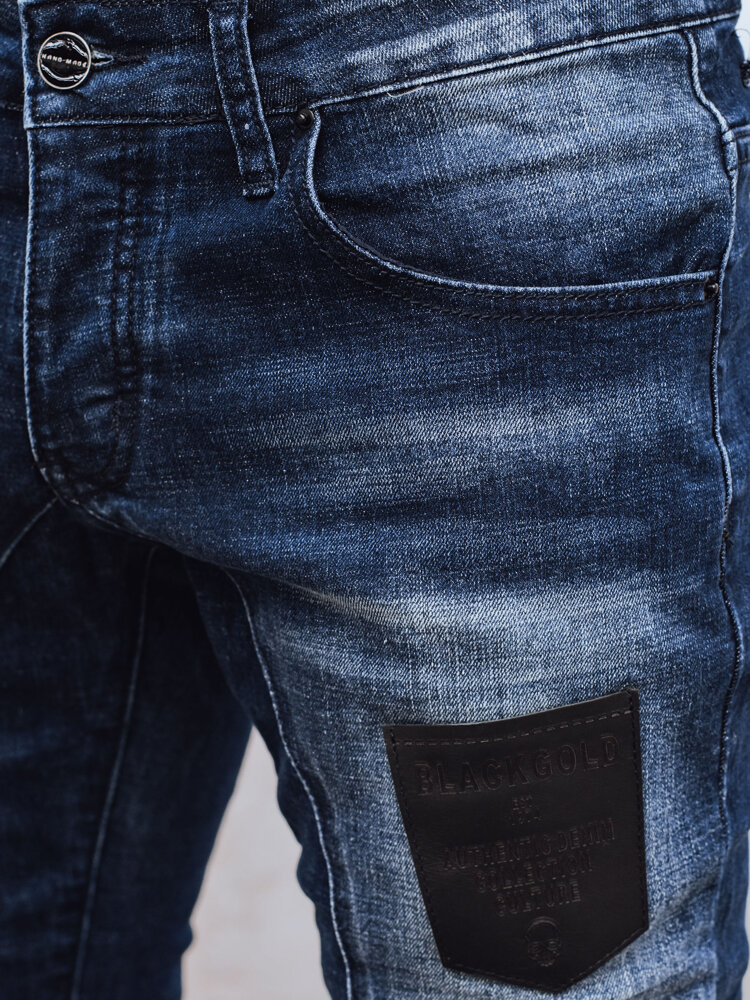 Pánske modré džínsové nohavice Dstreet UX4296