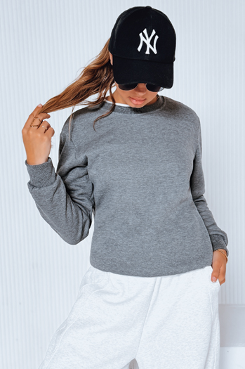 Bluza damska FASHION II antracytowa Dstreet BY0151