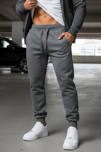 Spodnie męskie dresowe antracytowe Dstreet UX2396