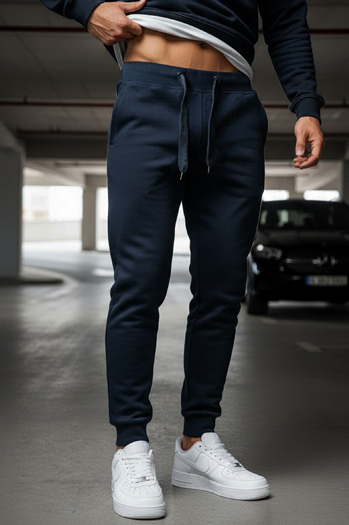 Spodnie męskie dresowe granatowe Dstreet UX2707
