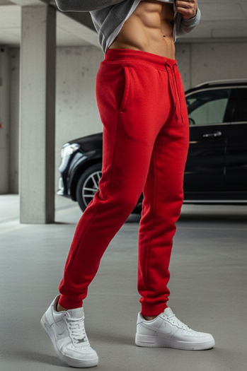 Spodnie męskie dresowe czerwone Dstreet UX2711