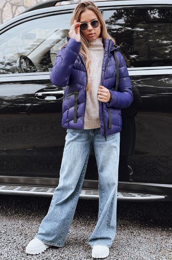 Kurtka damska pikowana MALLA granatowa Dstreet TY1973