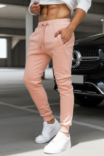 Spodnie męskie dresowe różowe Dstreet UX3452