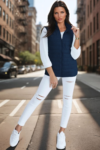 Kamizelka damska ROSILA granatowa Dstreet TY2583