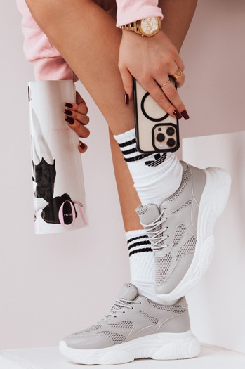 Sneakersy damskie RISNA szare Dstreet ZY0109