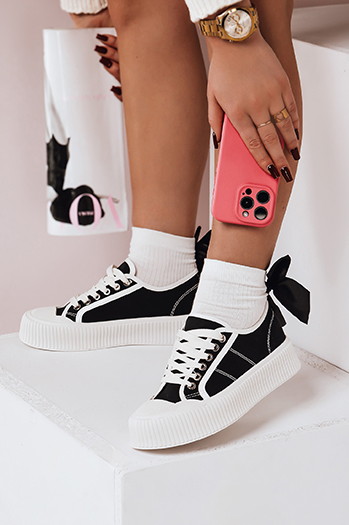 Trampki damskie ELIDA czarne Dstreet ZY0147