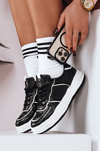 Sneakersy damskie WENNA czarne Dstreet ZY0152