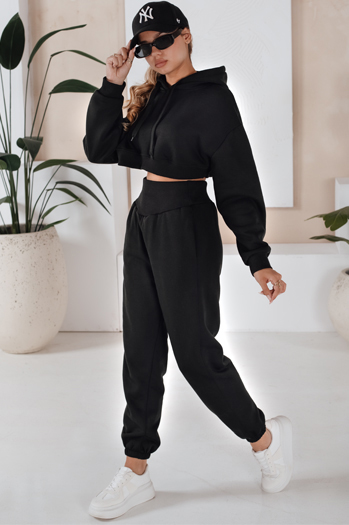 Komplet damski dresowy SERINE czarny Dstreet AY0643