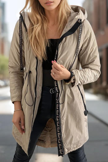 Kurtka przejściowa damska parka VERONI beżowa Dstreet TY3213