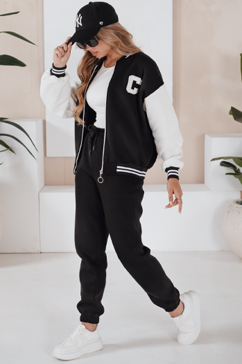 Komplet damski dresowy CELIA czarny Dstreet AY0771
