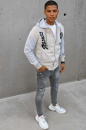 Bluza męska rozpinana kamelowa Dstreet BX5452