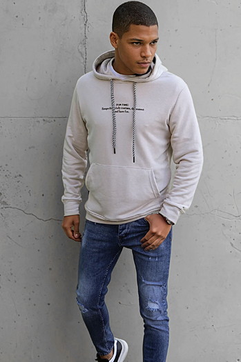 Bluza męska kamelowa Dstreet BX5460