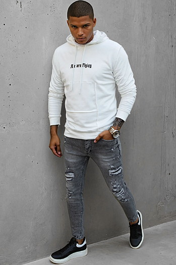 Bluza męska kremowa Dstreet BX5476