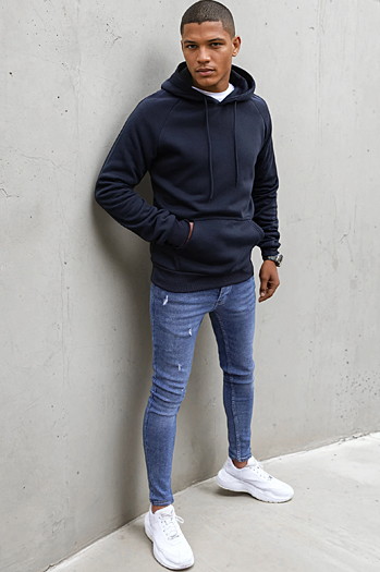 Bluza męska granatowa Dstreet BX5483